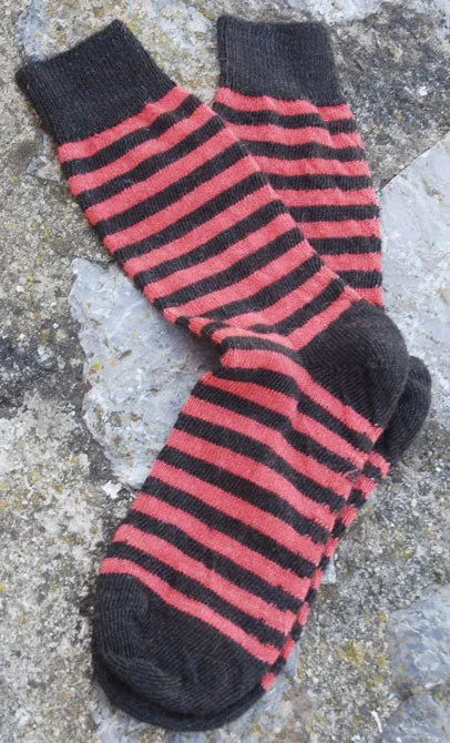 Alpaca Striped Everyday Socks