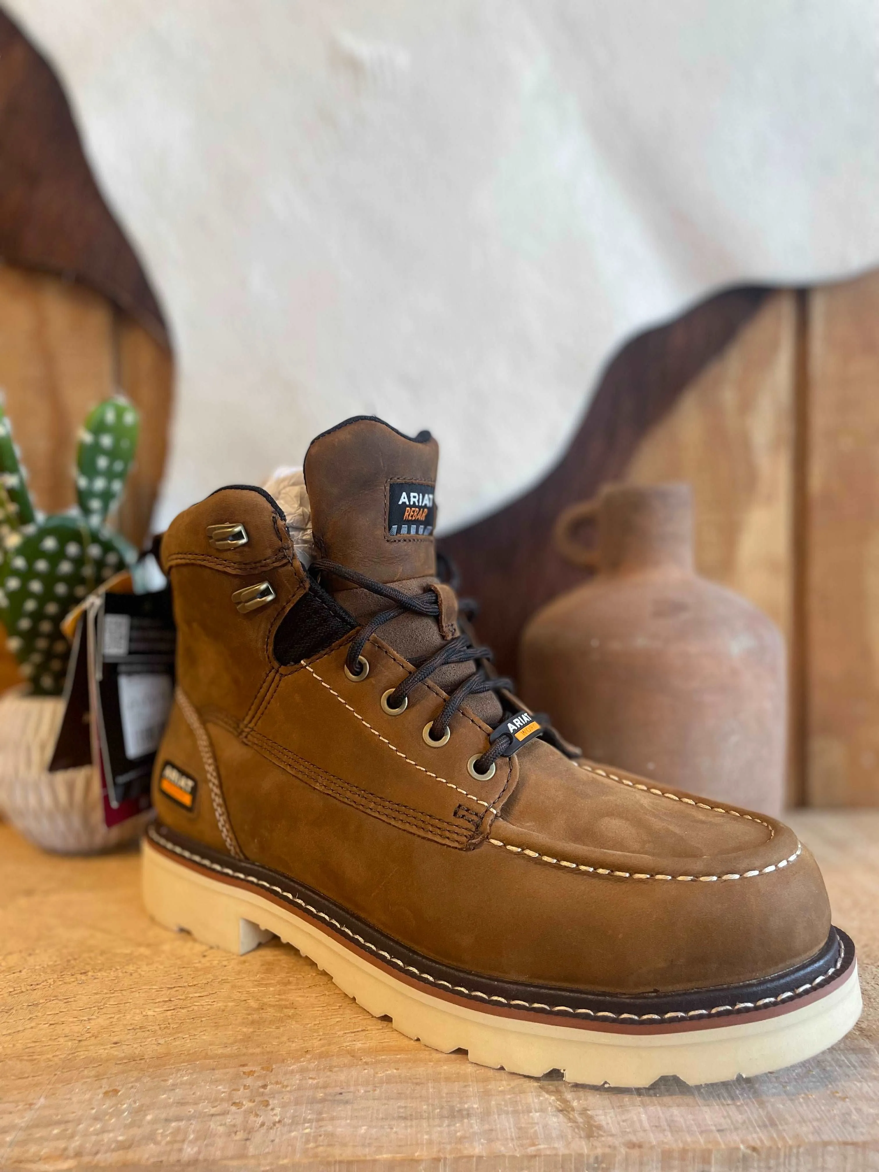 Ariat - Men's Rebar Lift 6 Inch Waterproof Work Boot