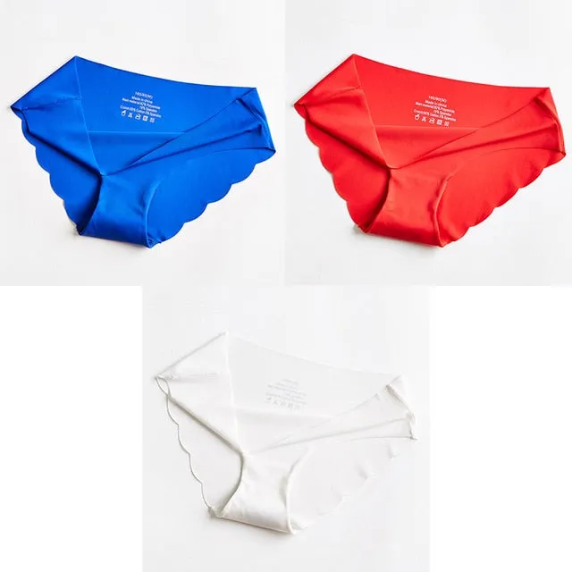 BANNIROU Women's Panties Seamless Underwear For Woman Sexy Lingerie Briefs Female Lingerie Sports Women Underwear 3 Pcs New Sale