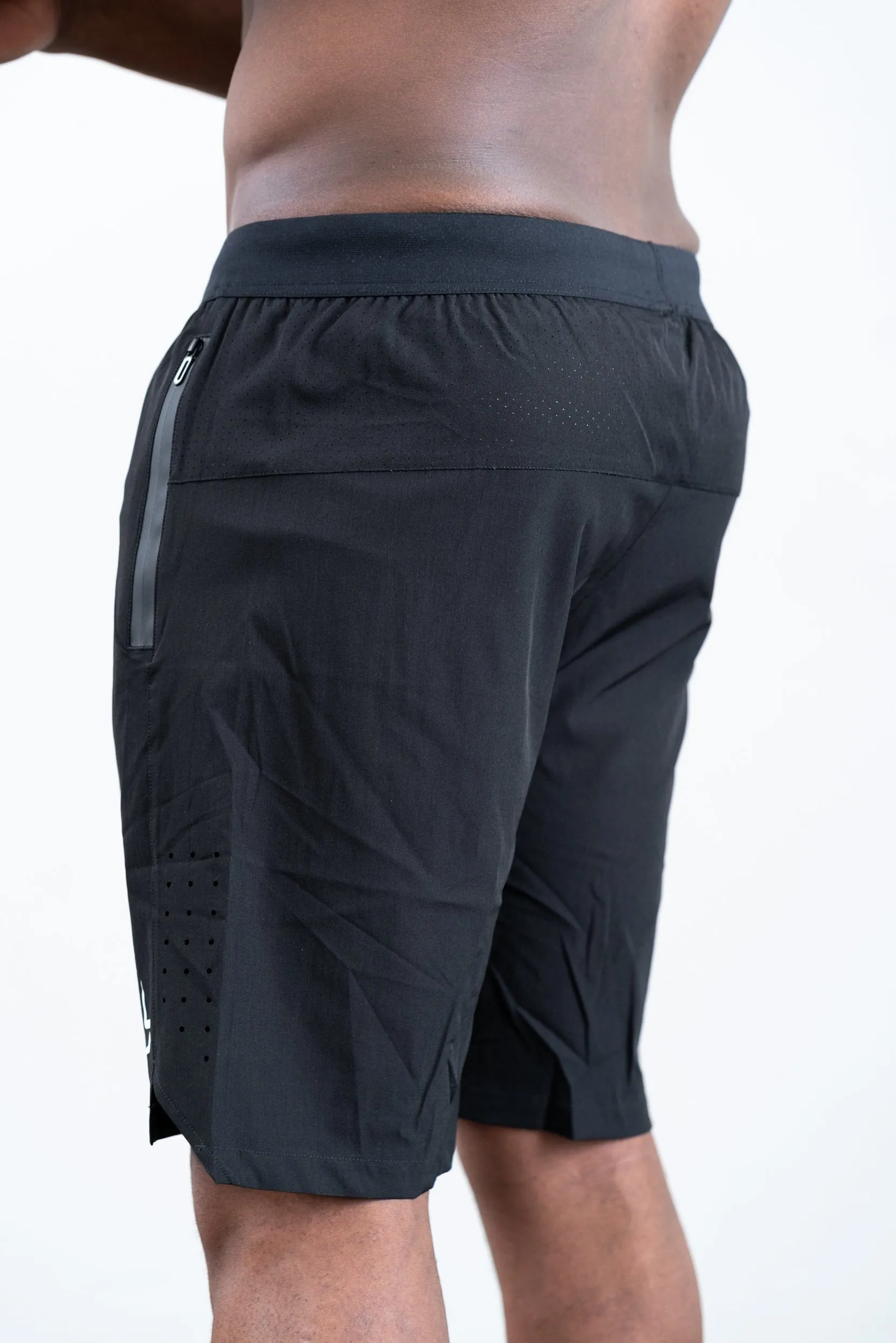 Black Pro Power Training Shorts