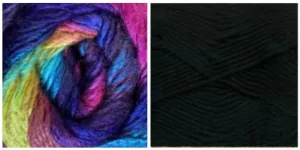 BLACK (Woolicious)/ MISTY (Dream Pillow)