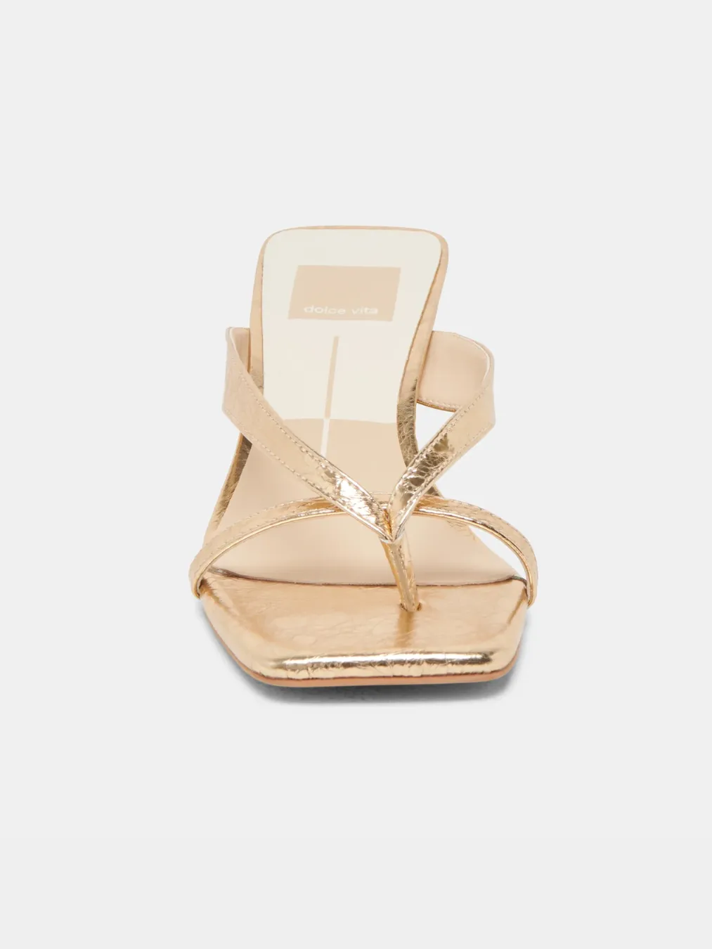 Brevel Gold Distressed Heel