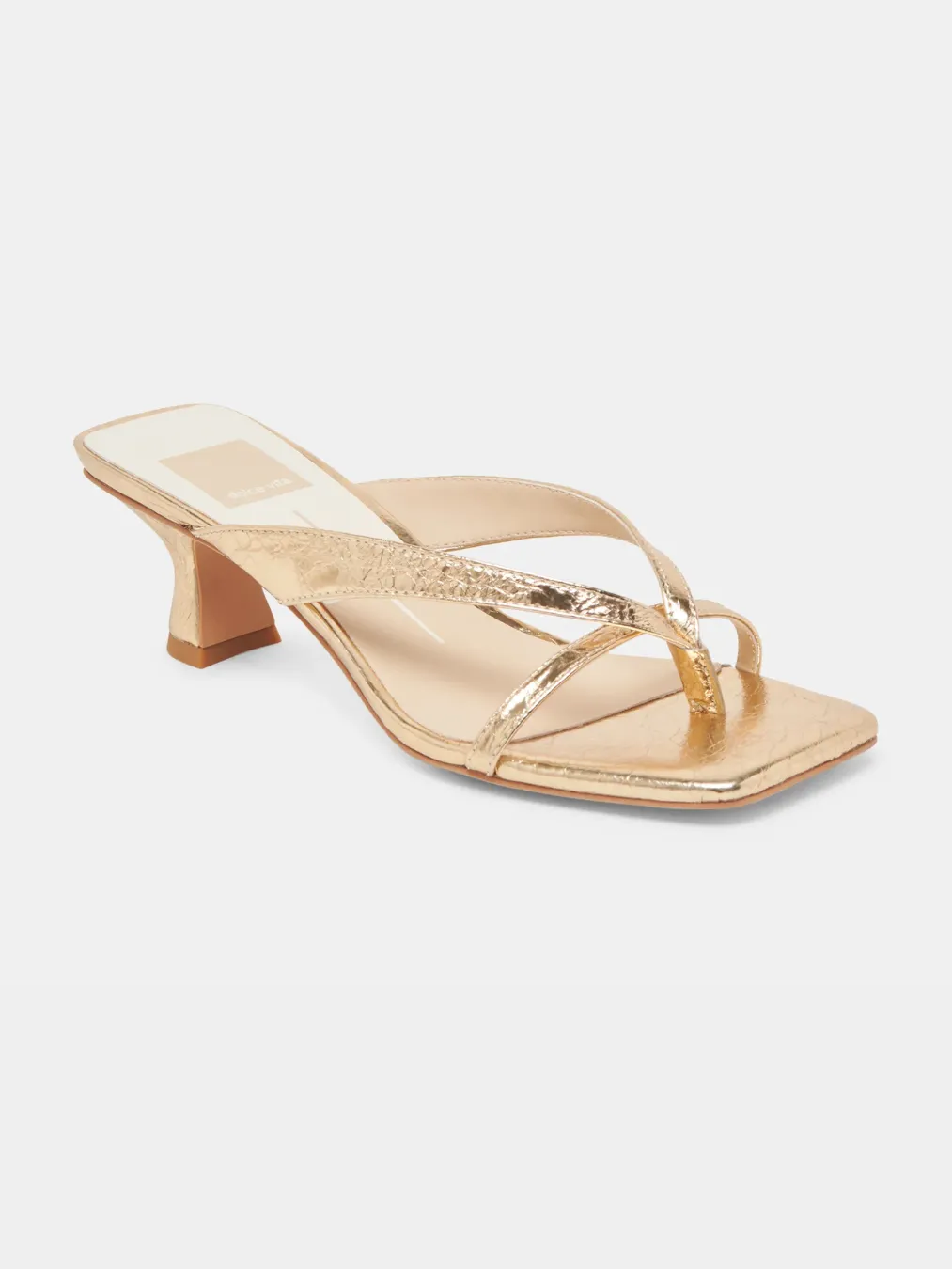 Brevel Gold Distressed Heel