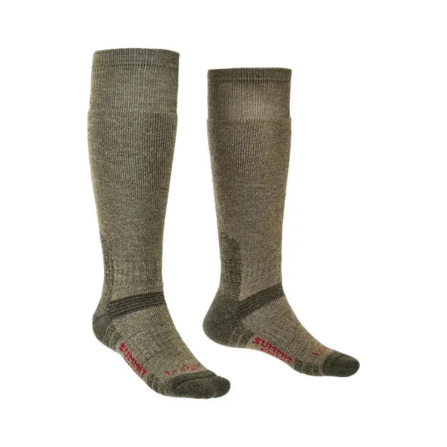 Bridgedale Explorer Heavyweight Merino Performance Unisex Knee Sock - Olive