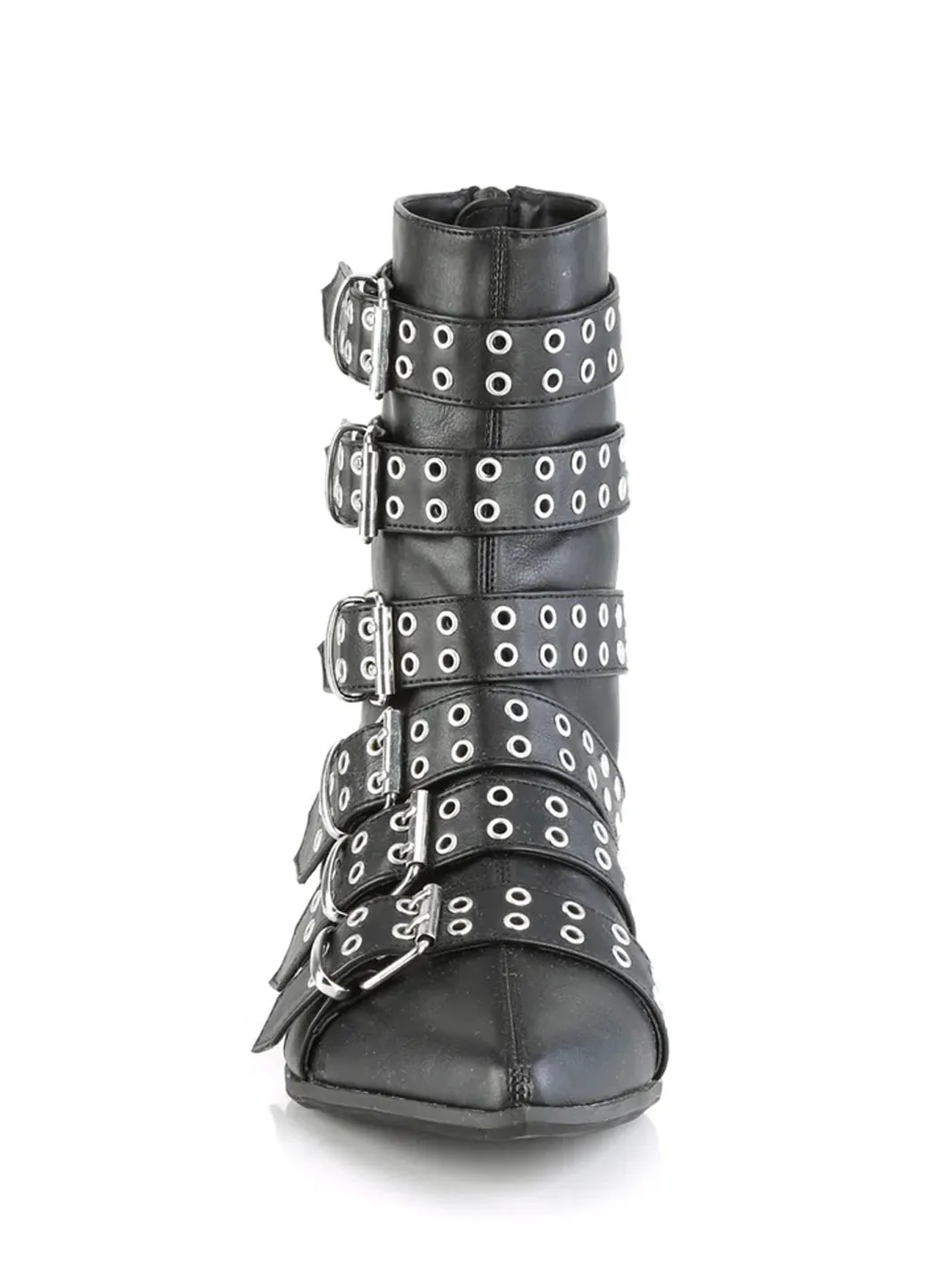 DEMONIA WARLOCK-70 - BLACK VEGAN LEATHER ✰ PRE ORDER ✰