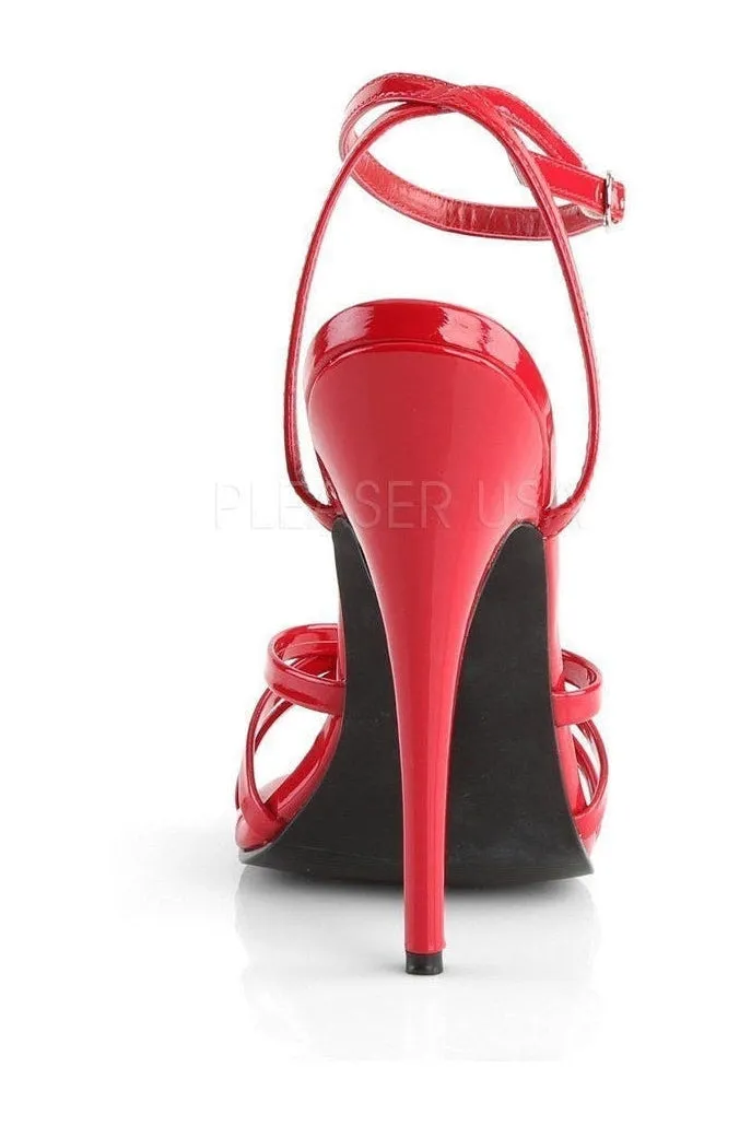 DOMINA-108 Sandal  | Red Patent