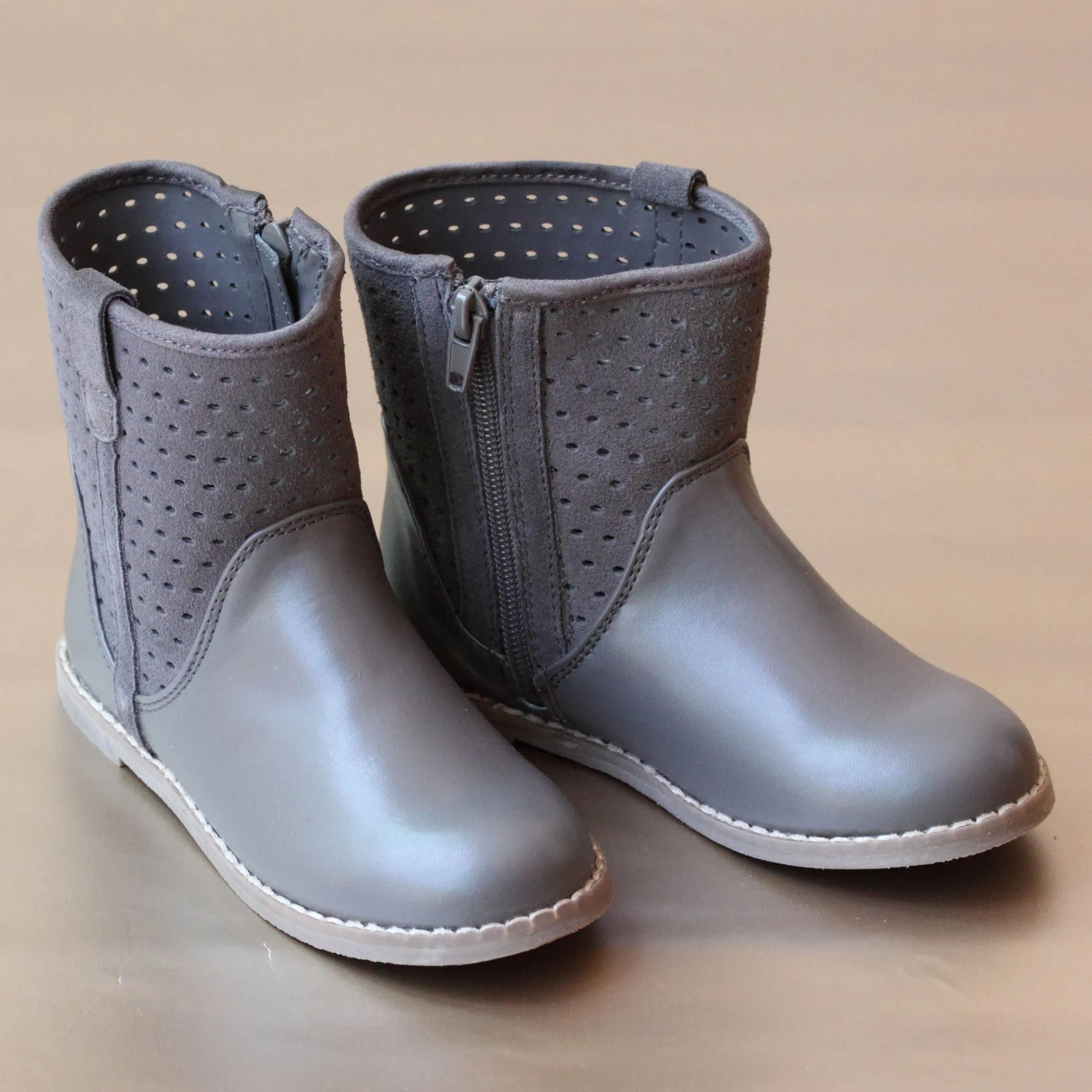 FINAL SALE: L'Amour Girls Perforated Ankle Boot