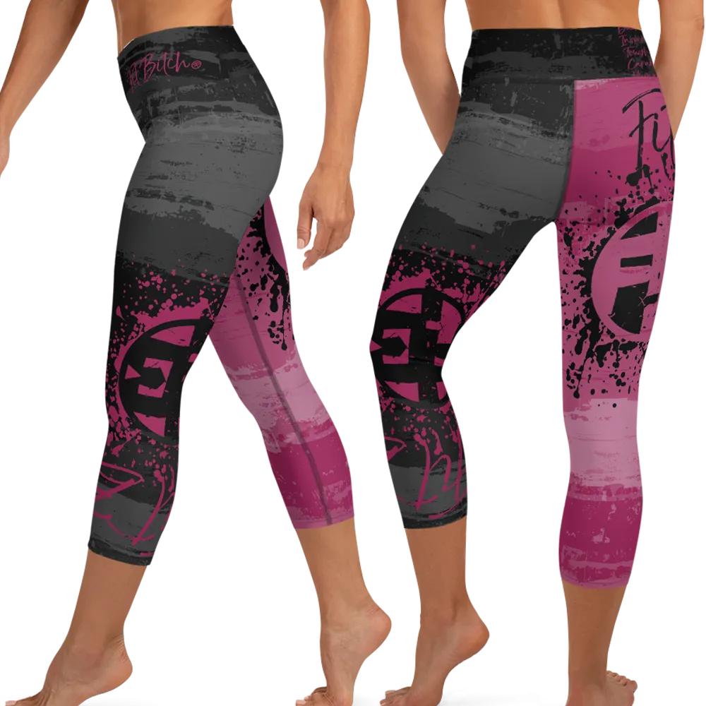 Fit Bitch - Yoga Capris - Yin Yang