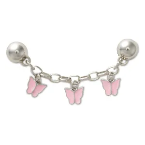 Goth Girl Butterfly Chain  Jibbitz