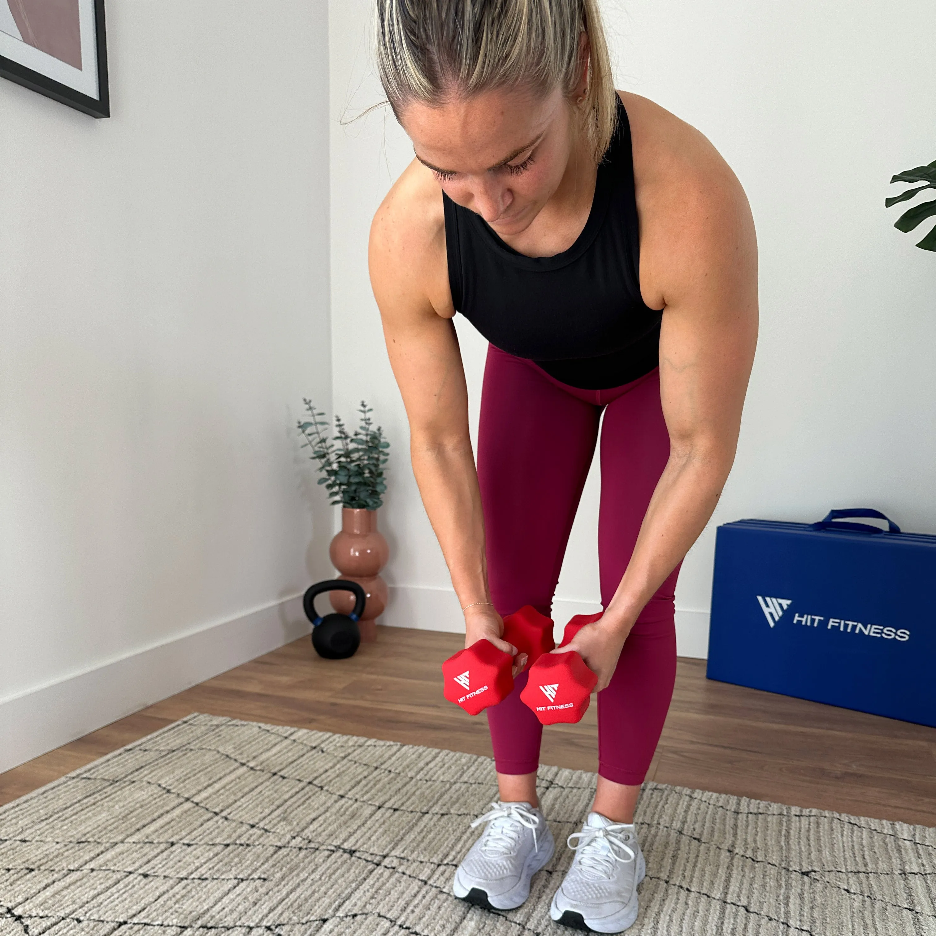 Hit Fitness Neoprene Studio Dumbbells | 4kg Pair