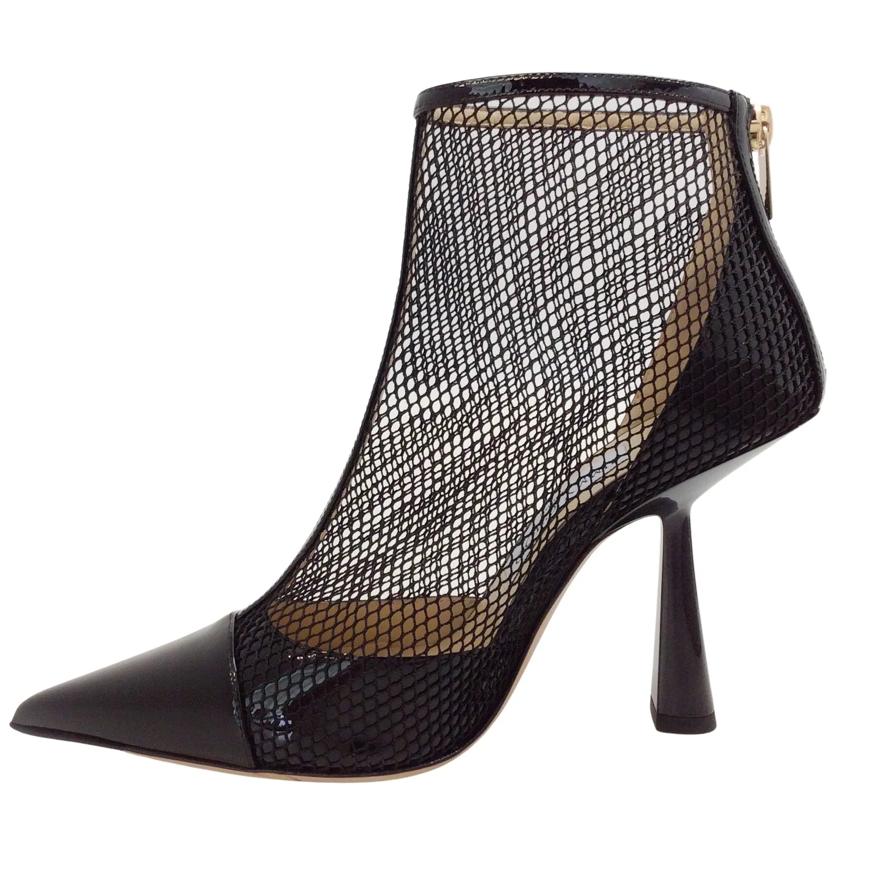 Jimmy Choo Black Patent Kix 100 Boots