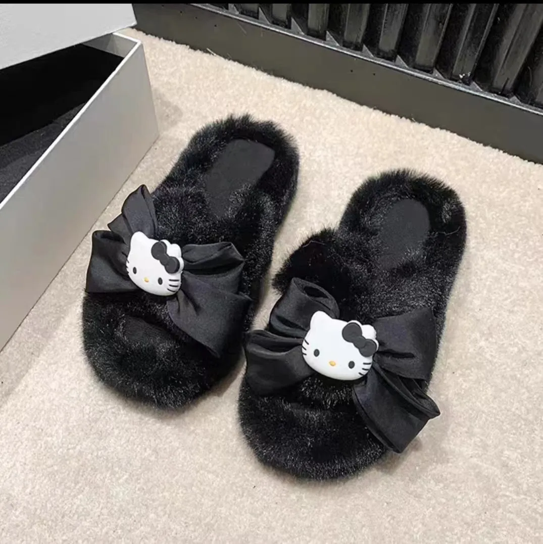 Kitty Plush Winter Indoor Slipper