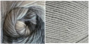 LIGHT GREY   PLATINUM - Embossed Phoenix Scarf KIT