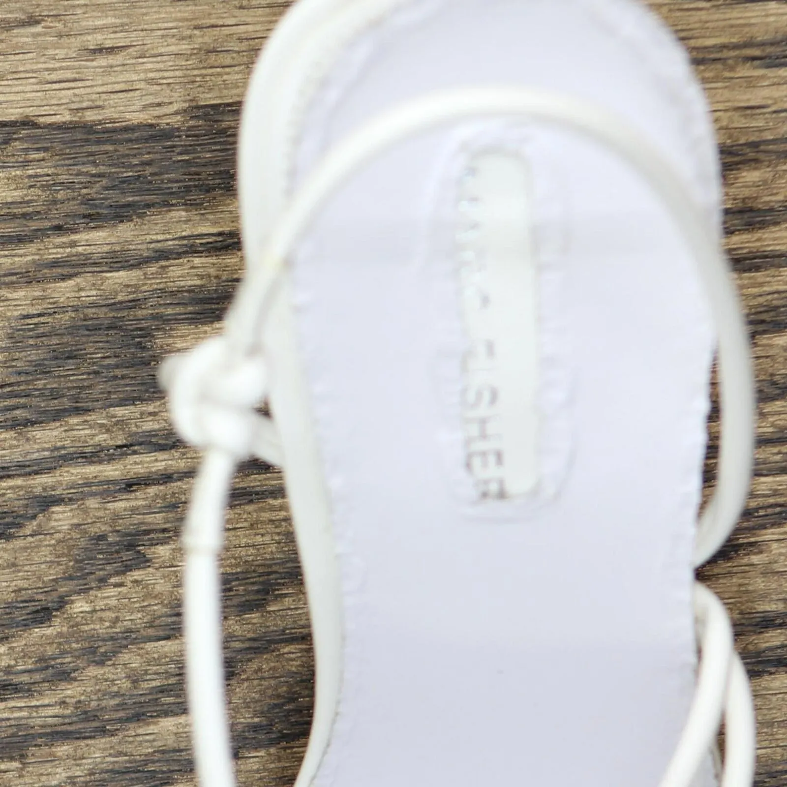 Marc Fisher  DARETA Heeled Sandal Amputee Replacement Left Shoe Only White 10M