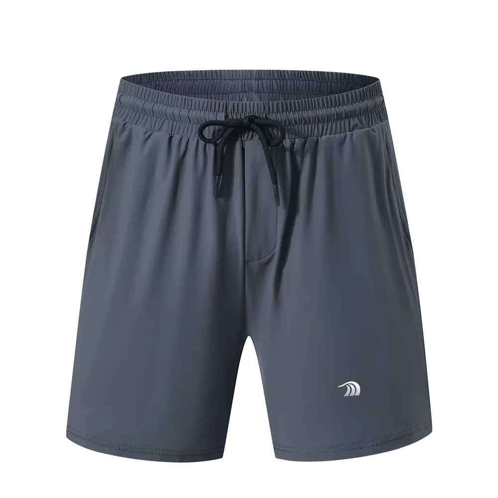 Men's Ice Silk Colorblock Sports Shorts