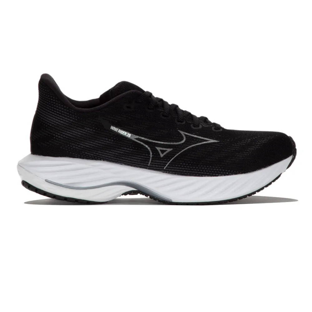 Mizuno Wave Rider 28 (Womens) - Black/white