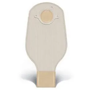 Natura® Two-Piece Drainable Pouch, Flange 1-3/4" (45mm), Transparent 12" (30.5cm), Tail Clip - Box of 10