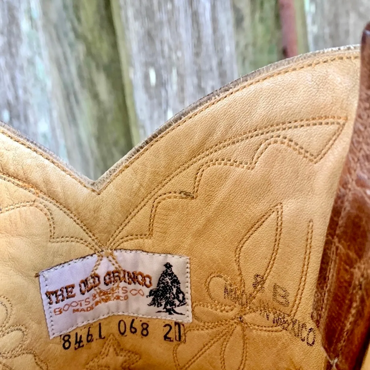 OLD GRINGO Vintage Dragonfly Floral Short Cowboy Western Boots