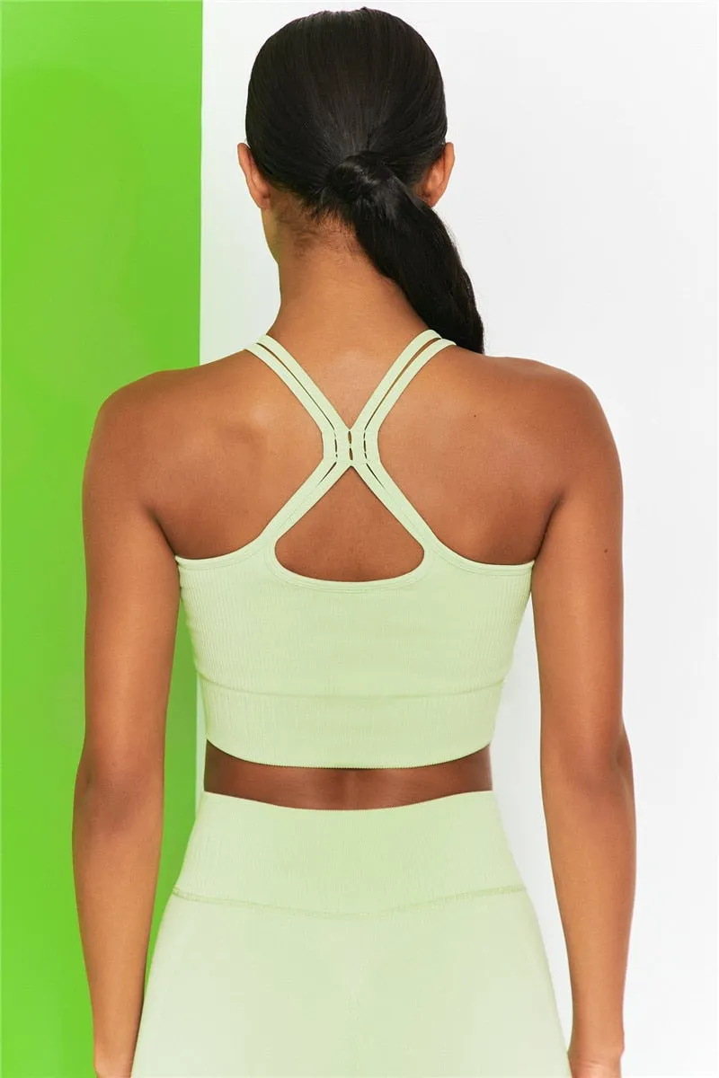 Outfit Wear Yoga Suit Clothes Gym Set