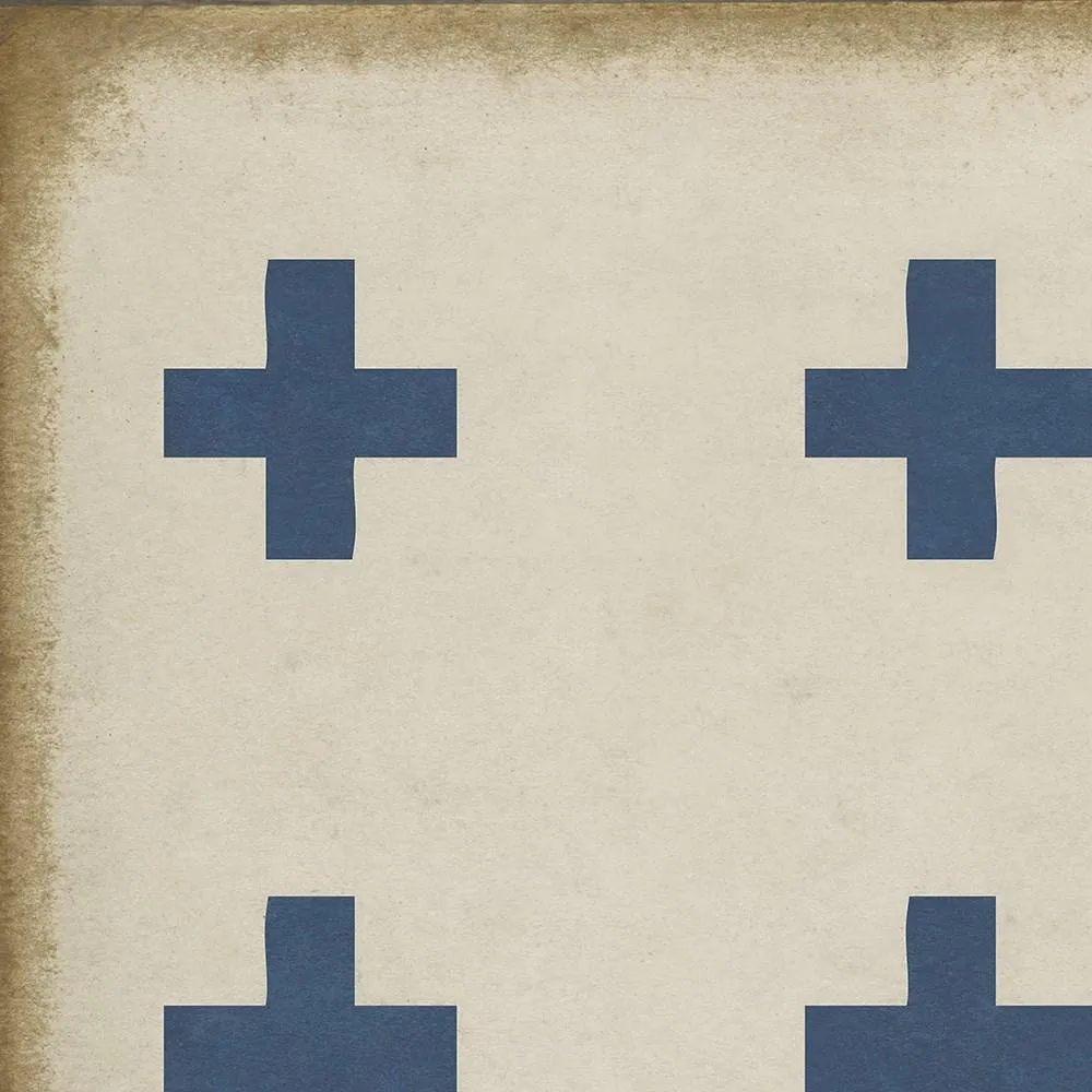 Pattern 24 "Skyros" Vinyl Floorcloth - Spicher & Co.