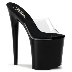 Pleaser Flamingo 801 Black/Clear