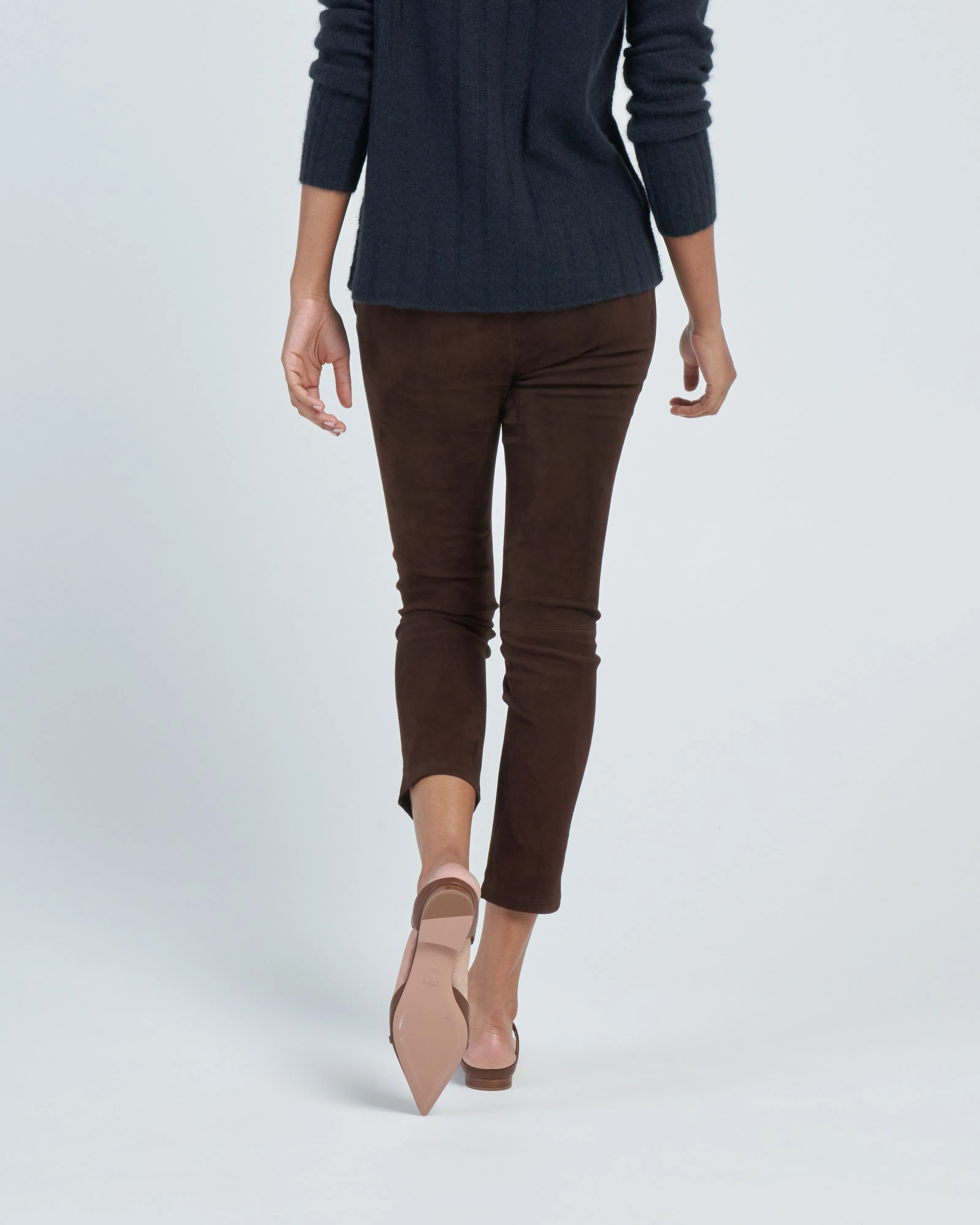 provence stretch suede pant