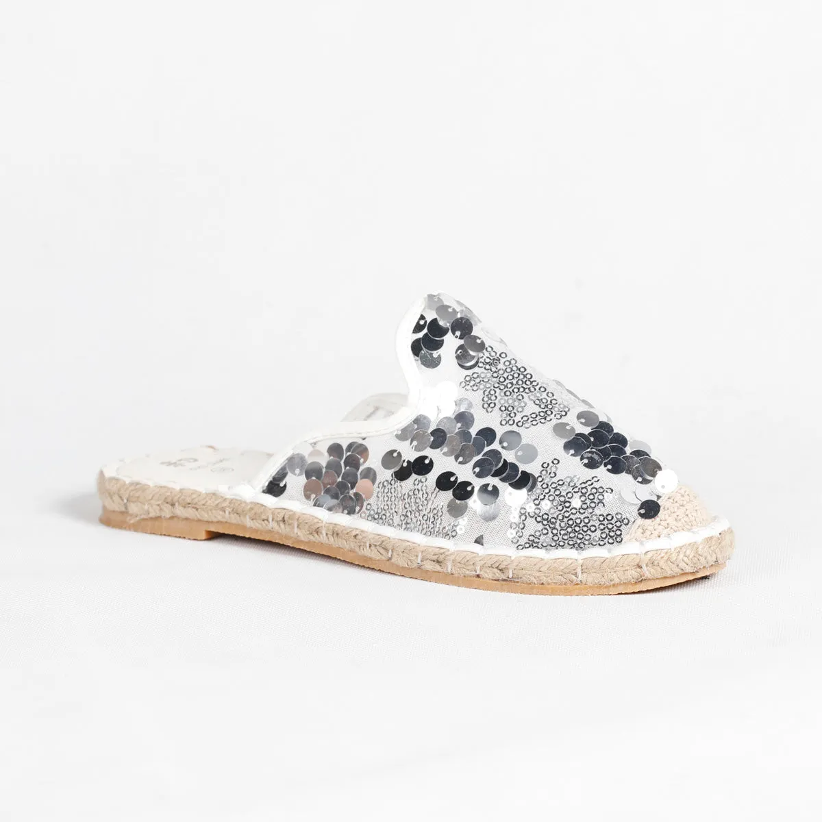RXFSP Lazy Slipper Shoes Sequined Woven Shoes