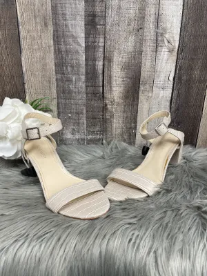 Sandals Heels Block By Nine West  Size: 7.5