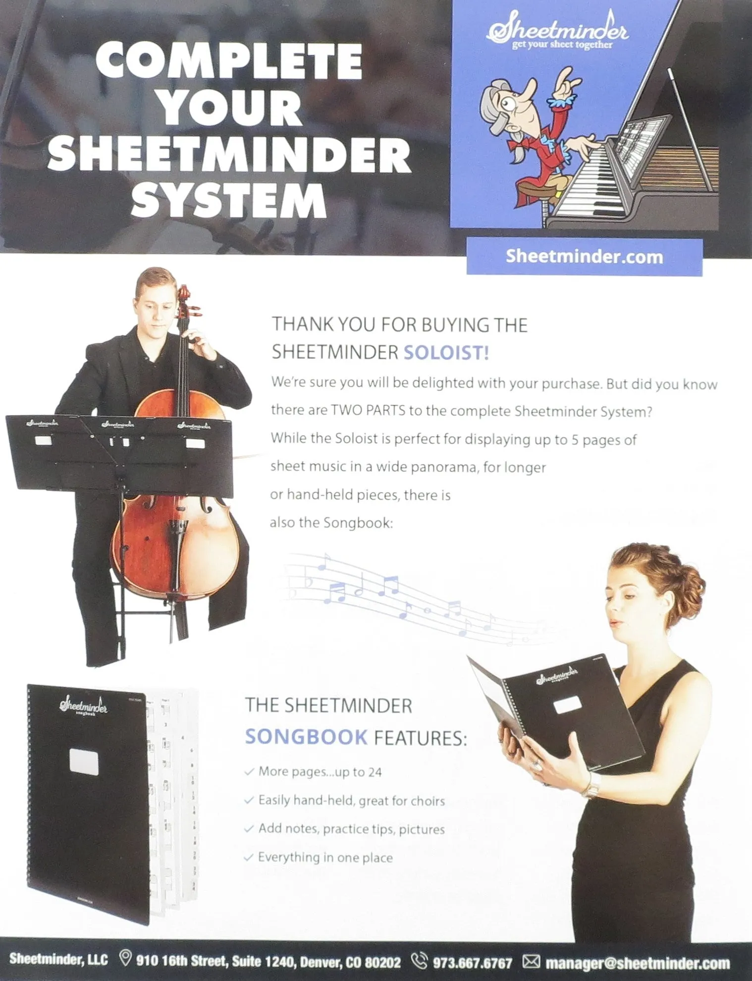 SHEETMINDER SOLOIST 5-PACK