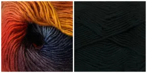 (Sizes 2 X-Large - 3 X-Large) PREORDER KIT Embossed Phoenix Cardigan - BLACK   FASCINATION