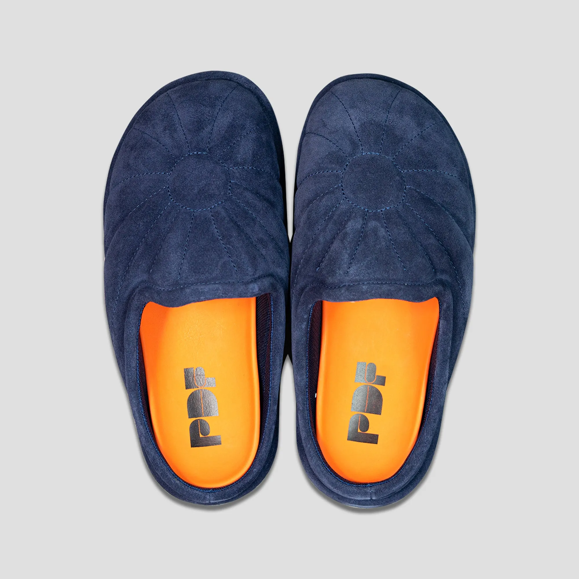 SLIPPER EMBROIDERY SOLE-URANUS NABUK