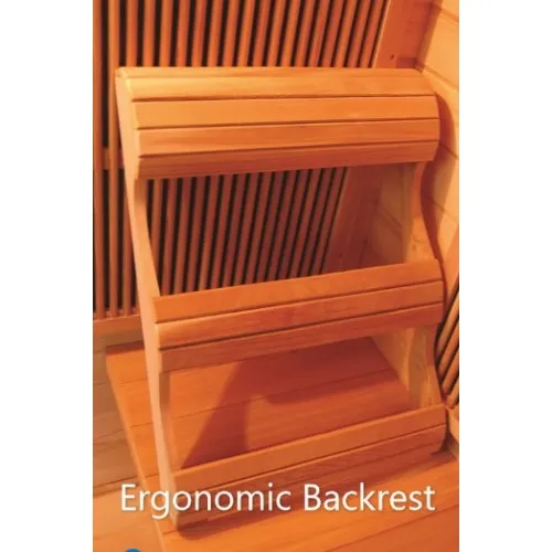 SunRay Evansport 2-Person Hemlock Indoor Infrared Sauna HL200K2