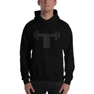 Unisex Thickness "T" Hoodie Black
