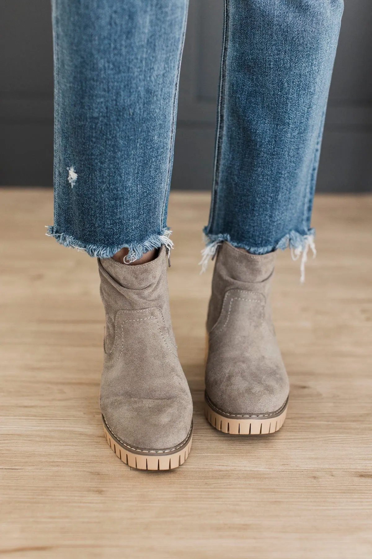Very G Dashing Boots- Grey