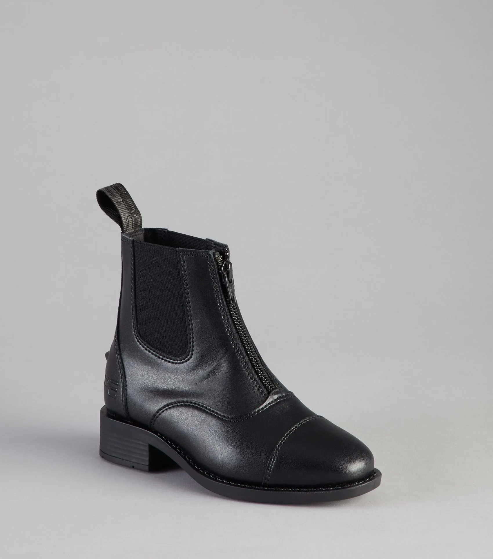 Volens Junior Synthetic Paddock Boots Black