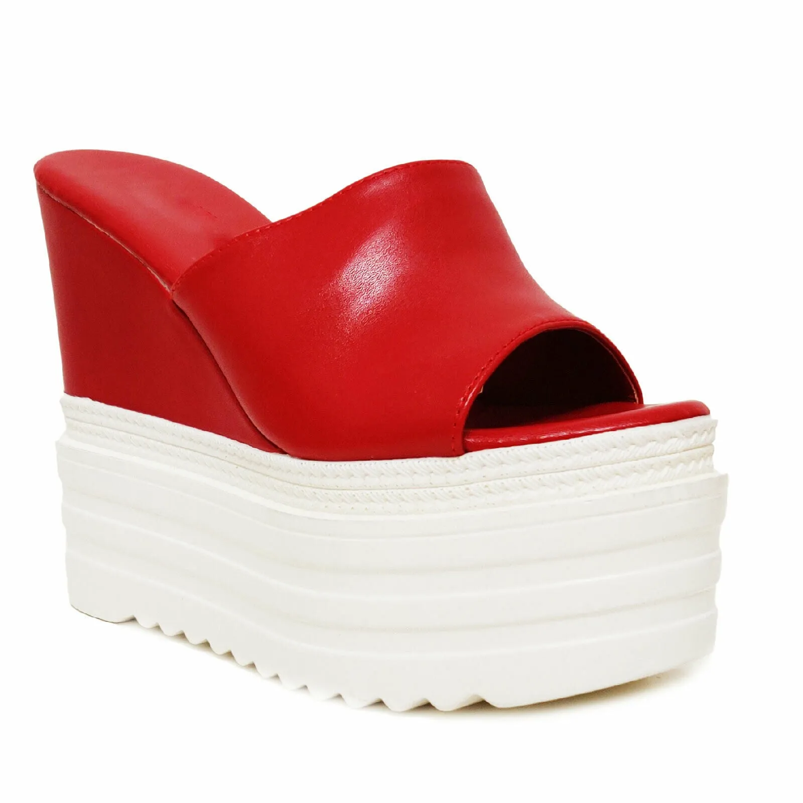 Women's Shoes Big Wedges Flatform Sandals Sabot Plateau Toocool 2B4Z2218-8