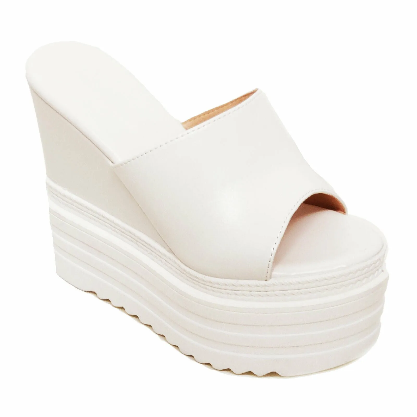 Women's Shoes Big Wedges Flatform Sandals Sabot Plateau Toocool 2B4Z2218-8