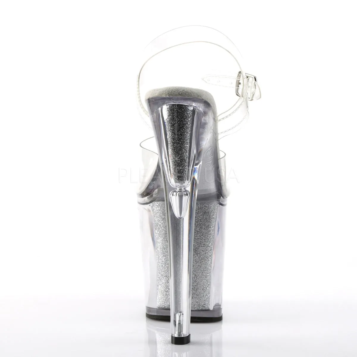 XTREME-808G  Clear/Silver Glitter